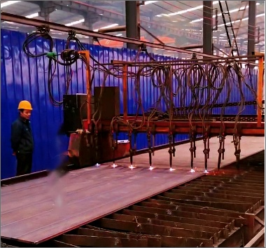 甘肃秦安钢结构车间数控等离子切割机